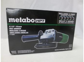 Metabo 4 1/2 Inch Disk Grinder