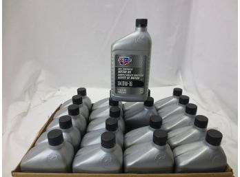 Lot Of 20 Quarts Of Motor Oil