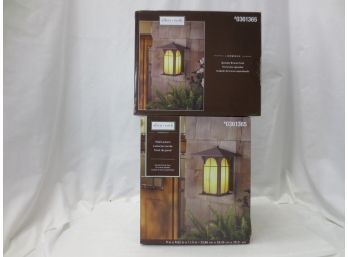 Set Of 2 Allan And Roth Wall Lantern