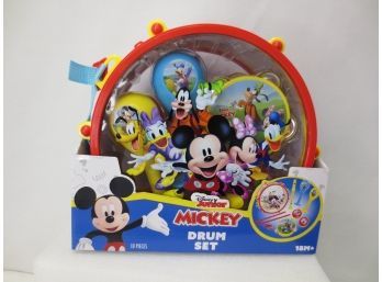 Mickey Mouse Drum Set Disney 10 Pc Age 18M Toddler