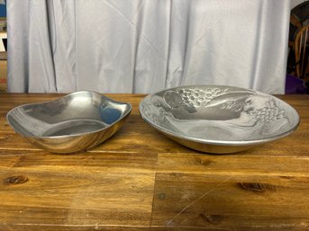 Lot Of 2 Wilton Pewter Bowls