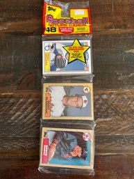 New In Package 1987 Topps Sports Picture Baseball Cards - Contains 49 Cards (5 Of 24)