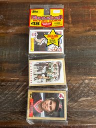 New In Package 1987 Topps Sports Picture Baseball Cards - Contains 49 Cards (19 Of 24)