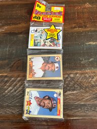 New In Package 1987 Topps Sports Picture Baseball Cards - Contains 49 Cards (6 Of 24)