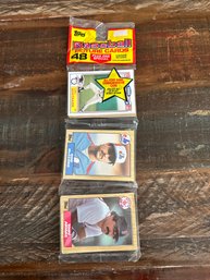 New In Package 1987 Topps Sports Picture Baseball Cards - Contains 49 Cards (4 Of 24)