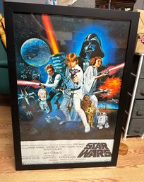 Framed Star Wars Movie Poster