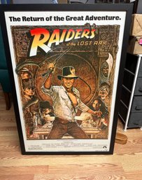 Framed Raiders Of The Lost Ark Movie Poster