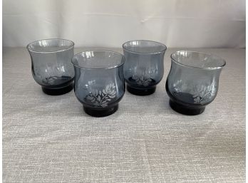 Set Of 4 Vintage Pfalttzgraff Yorktowne Small / Juice Glasses