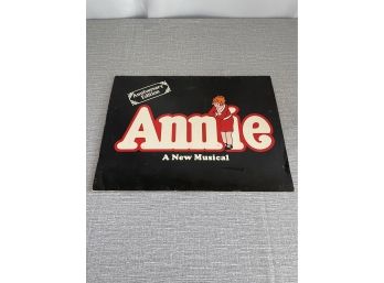 Vintage Original Annie The Musical Program