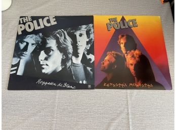 Lot Of 2 Vintage The Police Albums