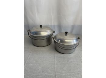 Lot Of 2 Vintage Majestic Cookware Pots