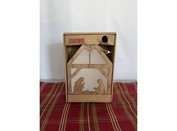 LED Nativity Scene Light Box