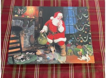 Mr. Christmas Santa's Secret Illuminart - Untested