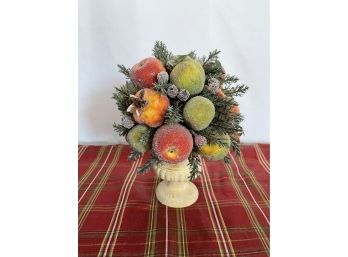 Faux Frosted Fruit Arrangement (1 0f 2)