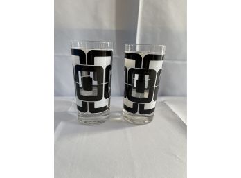 Pair Of Geometric Tumblers