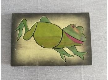 Wooden Frog Puzzle