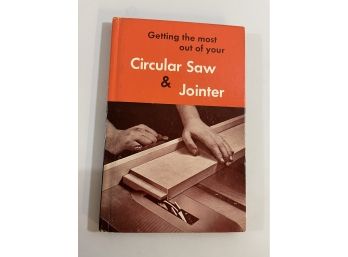 Vintage Circular Saw And Jointer Book