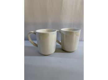 Pair Of Iridescent Mugs