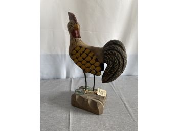 James Haddon Masters Collection Wooden Rooster