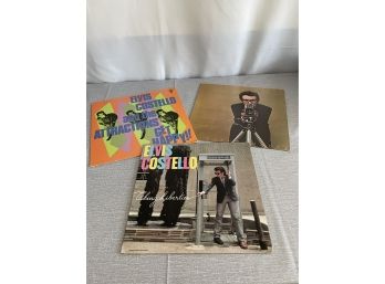 Lot Of 3 Vintage Elvis Costello Albums