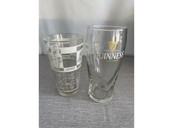 Lot Of 2 Bar Glasses