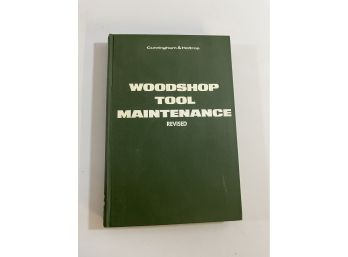 Vintage Woodshop Tool Maintenance Book