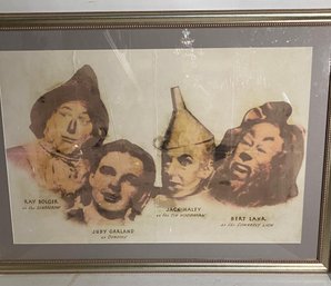 1930's The Wizard Of Oz Poster  Very Rare  Framed