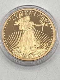 1933 GOLD PLATED LIBERTY TWENTY DOLLAR COPY