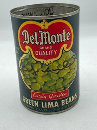 Andy Warhol Att  -Del Monte Empty Green Lima Beans  Can Signed Very Rare