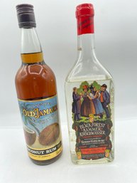 2 Vintage Bottle Of Liquor