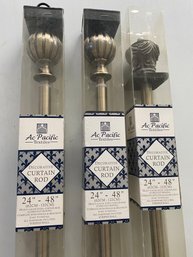 3 Decorative Curtain Rod New