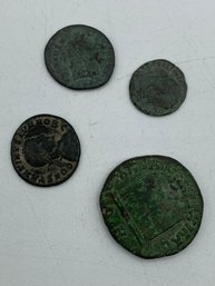 3 Lot Of 4 Roman Imperial Coins