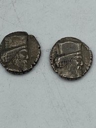 2 Partha Silver Coin Phraates IV 2-2