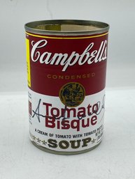 Andy Warhol Att - Campbell's Tomato Bisque Empty Soup Can Signed Very Rare