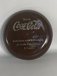 CERAMIC COCA-COLA  9'' WALL PLAQUE VERY RARE