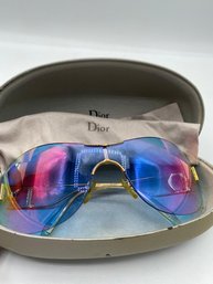 CHRISTIAN DIOR By John Galliano DIORELLA Blue Mask Sunglasses