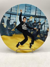 Collectable Elvis Jailhouse Rock By Bruce Emmett A DELPHI Plate Number 13874B