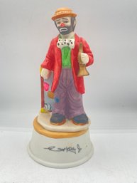 Emmett Kelly Jr. Musical Box Send In The  Clown Collectible Figurine