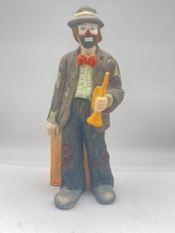 Emmett Kelly Jr. Trumpet  Clown Collectible Figurine Exclusively From Flambo