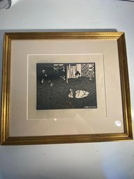 Flix Vallotton Art Attribute The Symphony (La Symphonie)signed 85