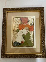 Henri De Toulouse-Lautrec, Art Attributed Mademoiselle Marcelle Lender Signed