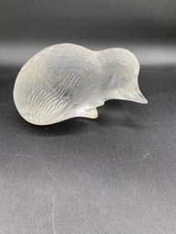 LALIQUE FRANCE CRYSTAL HEDGEHOG