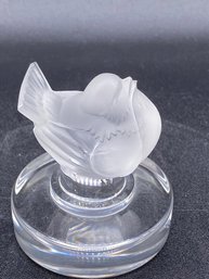 Lalique Panson Bird Paperweights Figurine