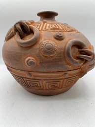 Large Old Chinese Koi Fish  Pottery Vase