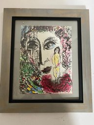 MARK CHAGALL Art Attributed COLOR LITHOGRAPH