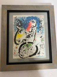 MARK CHAGALL Art Attributed COLOR LITHOGRAPH