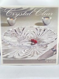 New 14''  Crystal Clear Centerpiece Bowl