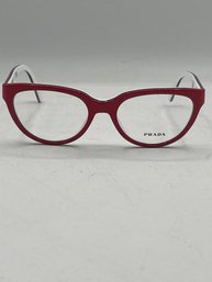 Prada Red & White Glasses 2-3