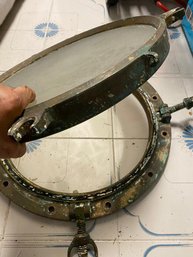 Vintage Bronze Porthole 20 Inch Port,17Inch Glass, VERY HEAVY