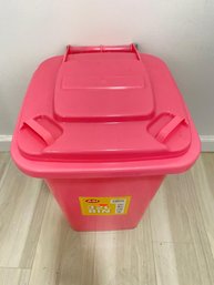 Fine Quality Plastic Bin Pink Color